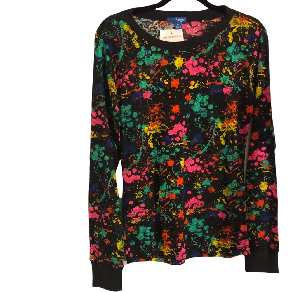 Graffiti Paint Splatter Thermal Tee (Sz XL)